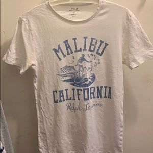 Polo Ralph Lauren White Graphic Tee
